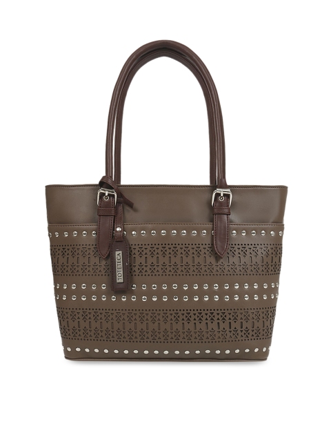 

Toteteca Brown Embellished Shoulder Bag