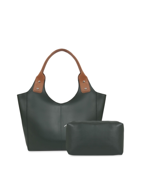 

Toteteca Green Solid Tote Bag