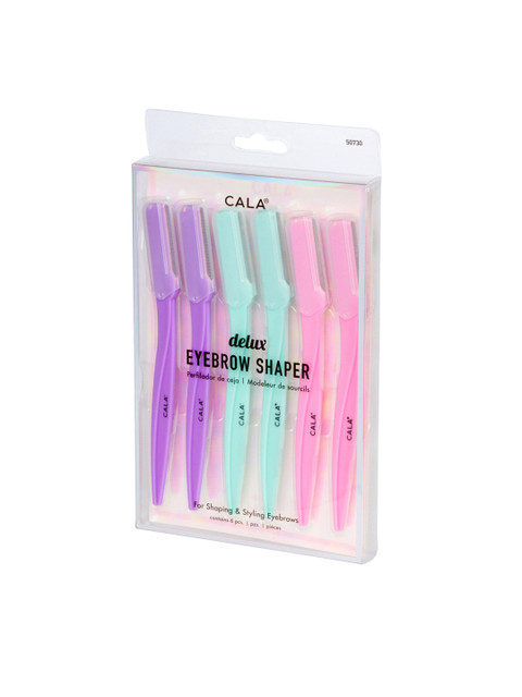 

Cala Women Set of 6 Deluxe Eyebrow Shaper, Purple