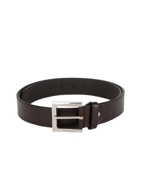 

Peter England Men Brown Solid Belt