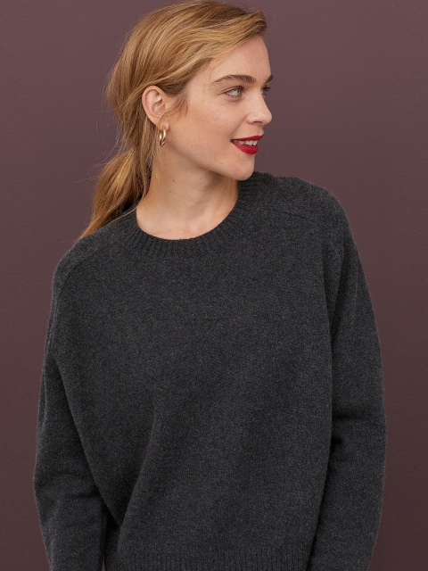 

H&M Charcoal Grey Cashmere Jumper