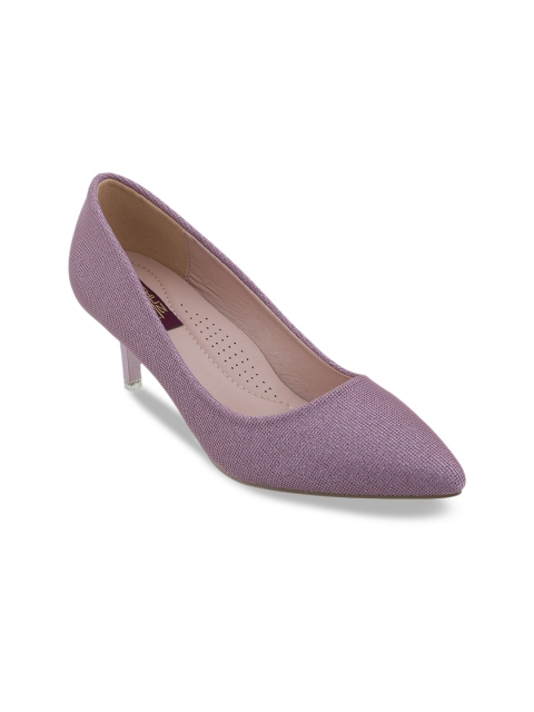 

SHUZ TOUCH Women Pink Solid Pumps