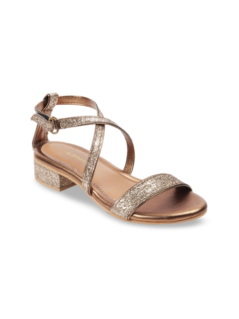 

Kittens Girls Gold-Toned Embellished Heels