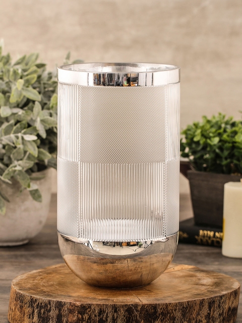 

Pure Home and Living Transparent Heritage Glass Vase