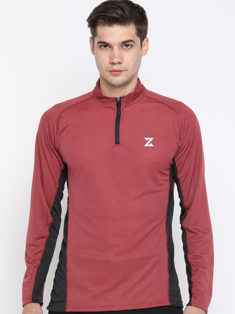 

Azani Men Rust & Black Solid Sweatshirt