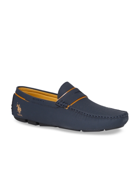 

U.S. Polo Assn. Men Navy Blue Driving Shoes