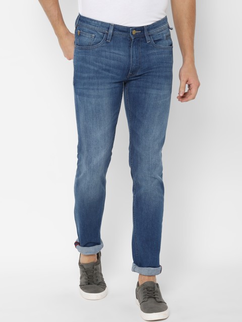 

Solly Jeans Co. Men Blue Skinny Fit Mid-Rise Clean Look Stretchable Jeans