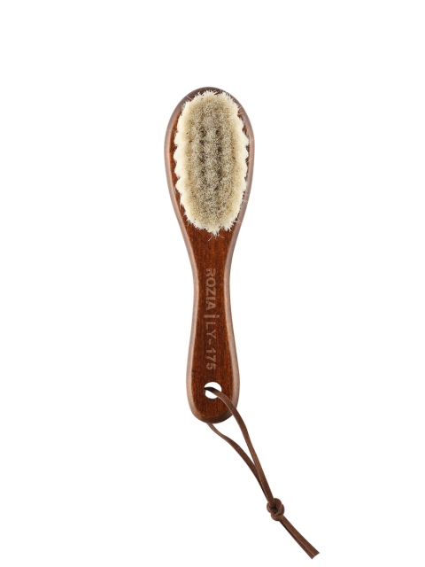 

Rozi Kids Brown & Off-White Pro Quality Wooden Baby Hair Brush