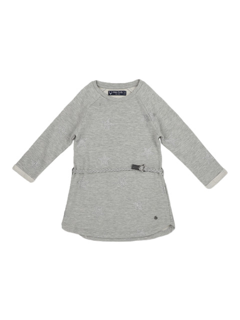 

Allen Solly Junior Girls Grey Melange Solid T-shirt Dress