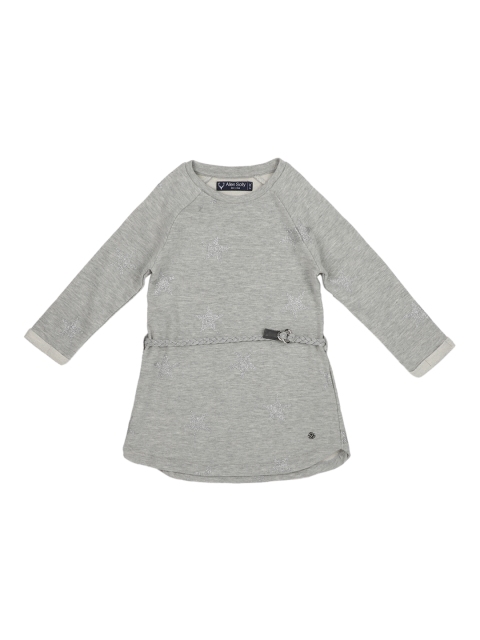 

Allen Solly Junior Girls Grey Melange Solid T-shirt Dress