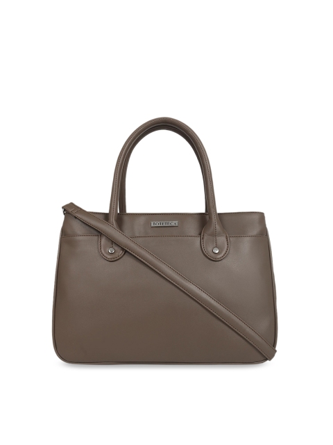 

Toteteca Brown Solid Handheld Bag