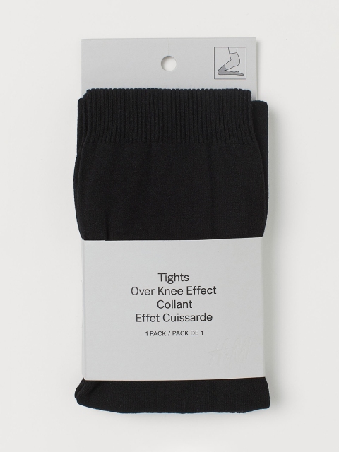 

H&M Women Black Over-the-knee-look tights