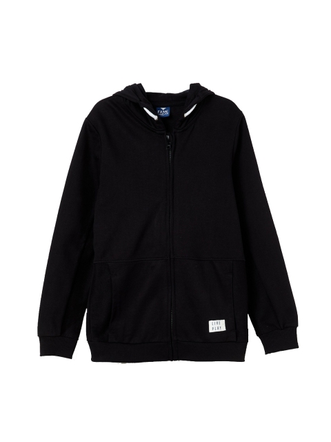 

Fame Forever by Lifestyle Boys Black Solid Hooded Sweatshirt