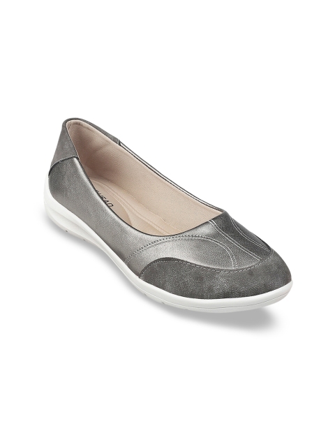 

SOLE HEAD Women Grey Colourblocked Lightweight Slip-On Sneakers