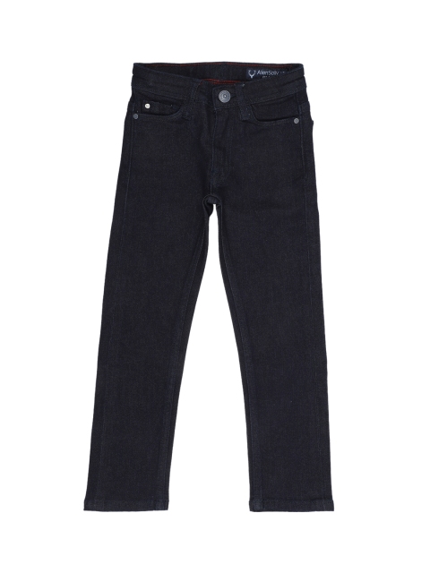 

Allen Solly Junior Boys Navy Blue Regular Fit Mid-Rise Clean Look Stretchable Jeans