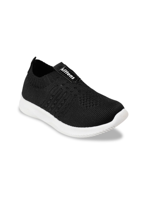 

Kittens Boys Black Slip-On Sneakers