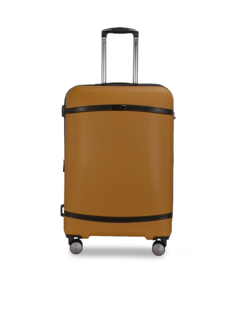 

IT Luggage Unisex Tan Brown Solid Expandable Medium Trolley Suitcase