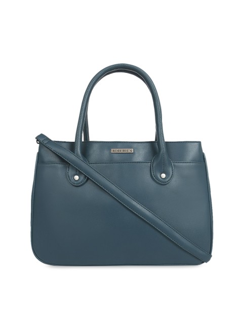 

Toteteca Women Blue Solid Handheld Bag