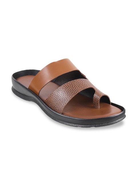 

Mochi Men Tan Brown Leather Sandals