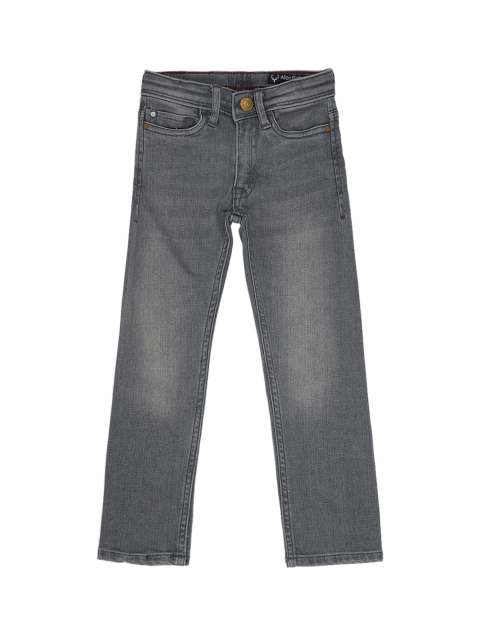 

Allen Solly Junior Boys Grey Regular Fit Mid-Rise Clean Look Stretchable Jeans