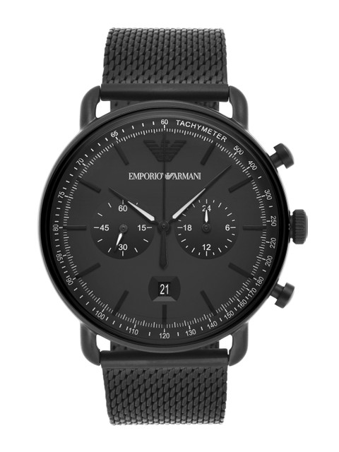 

Emporio Armani Men Black Analogue Watch AR11264