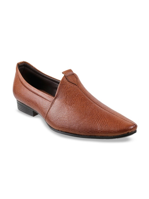 

Metro Men Tan Brown Leather Mojaris