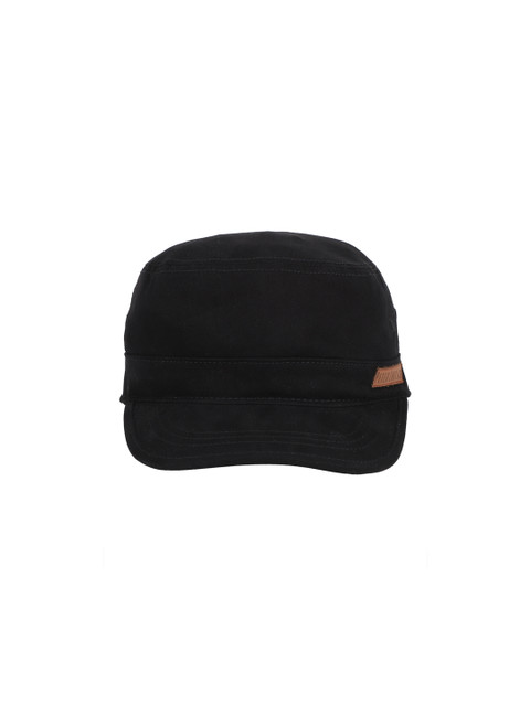 

Peter England Men Black Solid Baseball Cap
