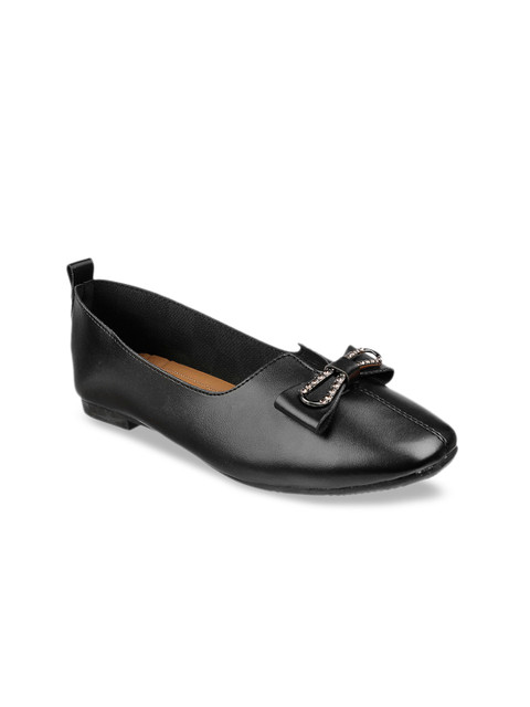 

SOLE HEAD Women Black Solid Ballerinas