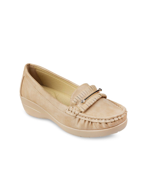 

SOLE HEAD Women Beige Solid Heels
