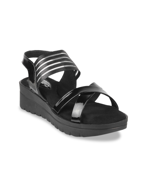 SOLE HEAD Women Black Solid Heels