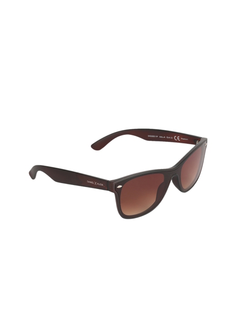 

Daniel Klein Men Polazised & UV Protected Wayfarer Sunglasses DK3201P-C4, Brown