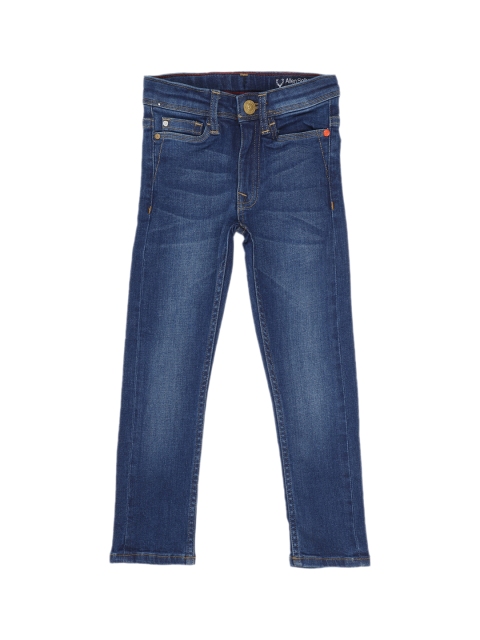 

Allen Solly Junior Boys Blue Regular Fit Mid-Rise Clean Look Stretchable Jeans