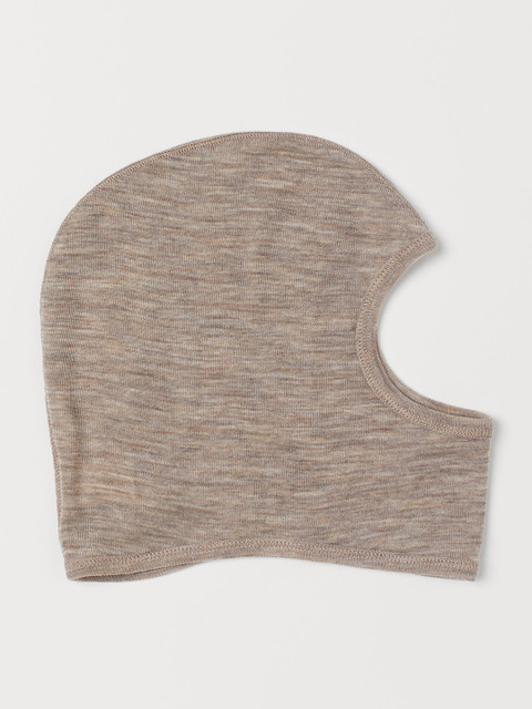 

H&M Kids Beige Solid Wool Balaclava