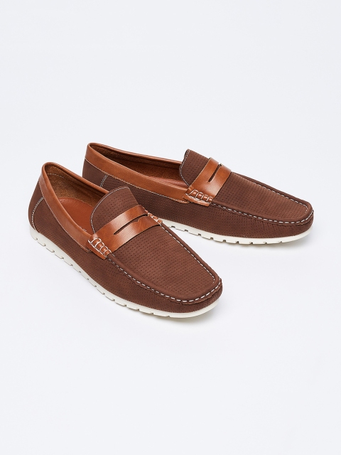 

CODE by Lifestyle Men Coffee Brown Solid Loafers
