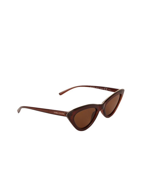 

Daniel Klein Women Cateye Sunglasses DK4274-C2, Brown