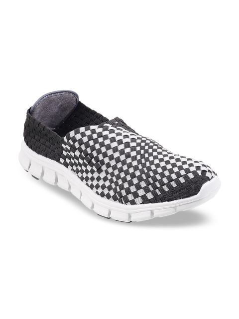 

Metro Men Black Slip-On Sneakers