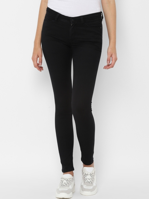 

Allen Solly Woman Black Regular Fit Mid-Rise Clean Look Jeans