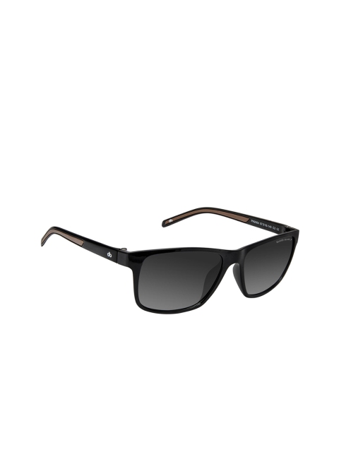 

David Blake Unisex Rectangle Sunglasses SGDB1591, Grey