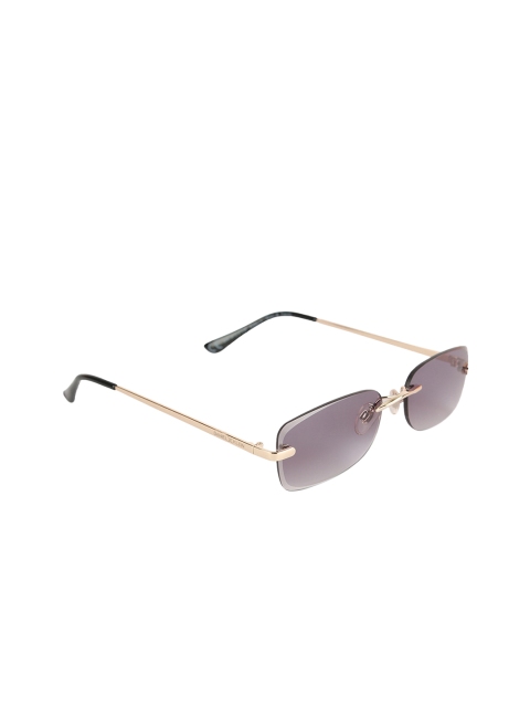 

Daniel Klein Women Polarized Rectangle Sunglasses DK4271P-C1, Grey