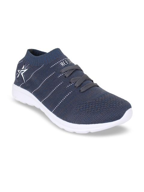 

REFOAM Men Blue Mesh FLYKNIT Running Shoes