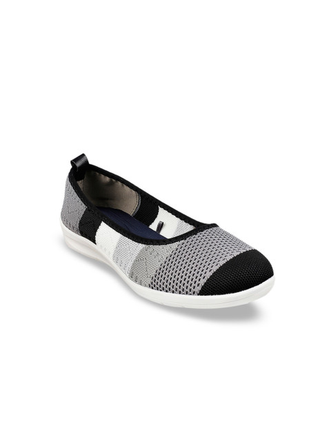 

SOLE HEAD Women Black Woven Design Ballerinas