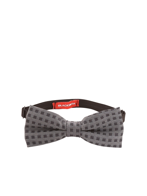 

Blacksmith Grey & Black Woven Design Bow Tie