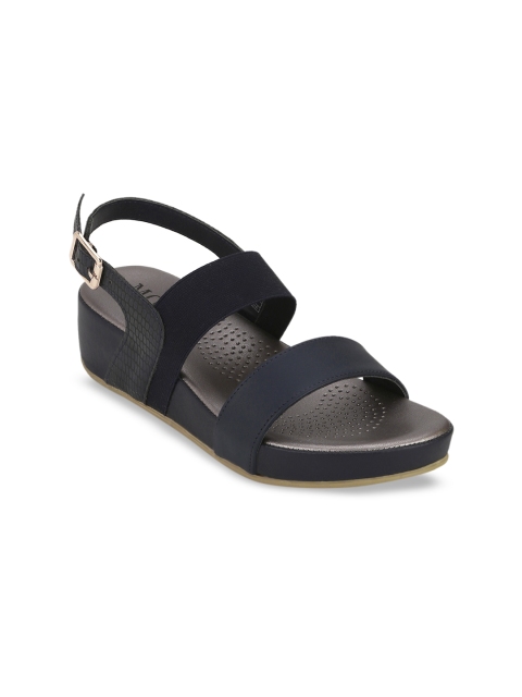

Mode by Red Tape Women Navy Blue Solid Heels