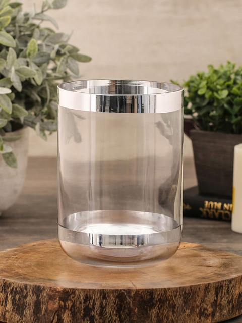 

Pure Home and Living Transparent Heritage Glass Vase