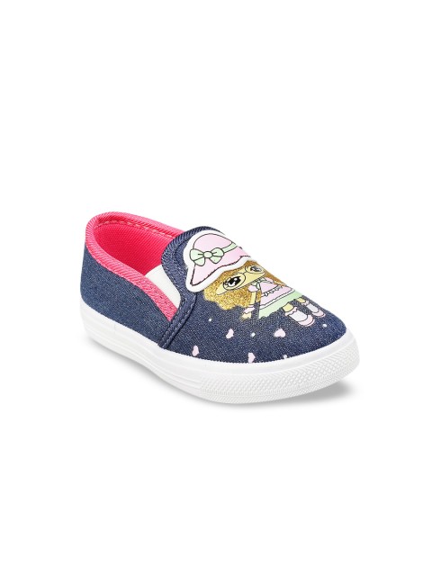 

Kittens Girls Navy Blue Slip-On Sneakers