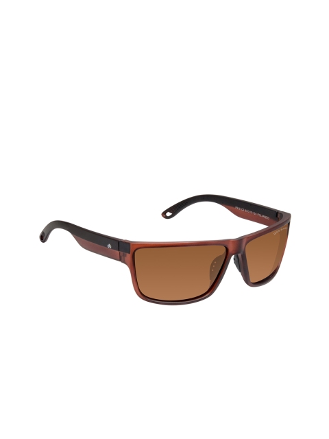 

David Blake Unisex UV Protected Lens Sports Sunglasses SGDB1693, Brown