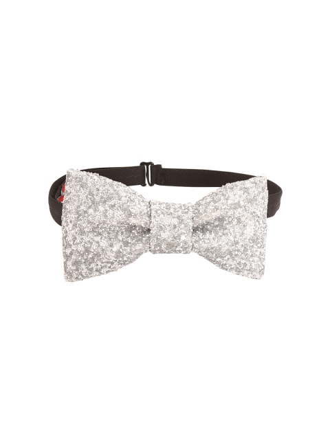 

Blacksmith White Woven Design Bow Tie