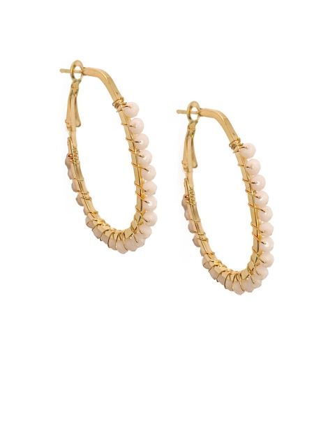 

Foxy Sperks Gold-Plated Circular Hoop Earrings