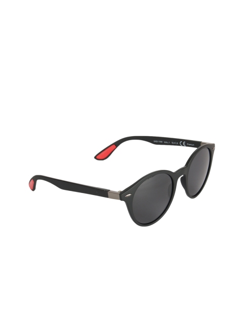 Daniel Klein Men Polazised & UV Protected Round Sunglasses DK3199-C1, Grey