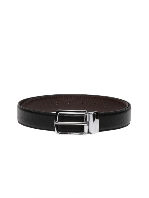 

CRUSSET Men Black & Brown Solid Reversible Belt